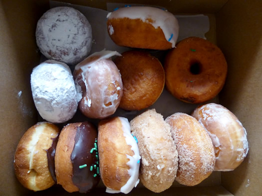 Cookie Factory box of donuts