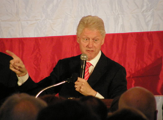 bill clinton saratoga