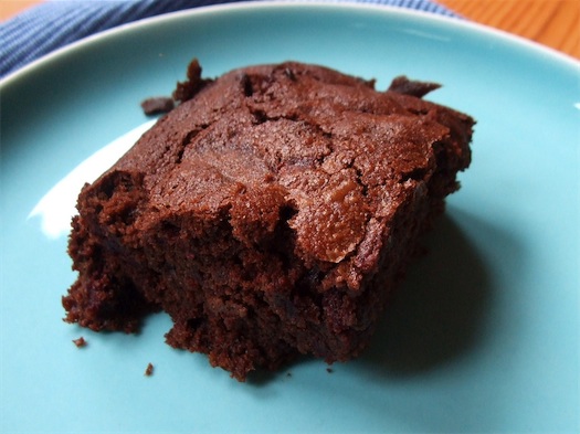 brownie on plate