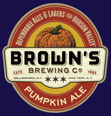 browns pumpkin ale label