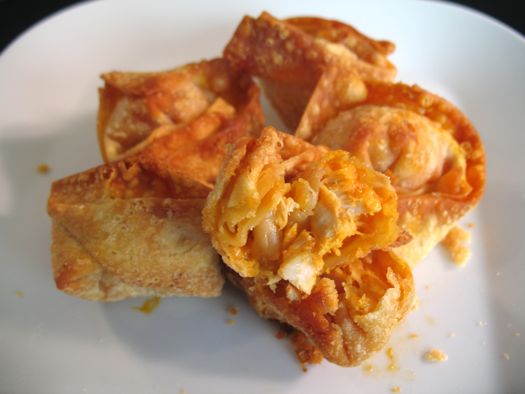 buffalo chicken rangoons