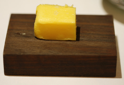 butter on block