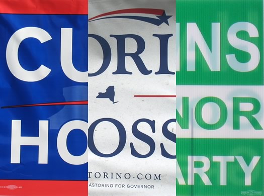 campaign yard sign design election 2014 governor composite