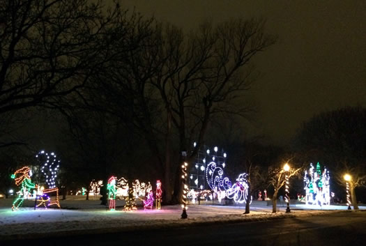 capital holiday lights in the park