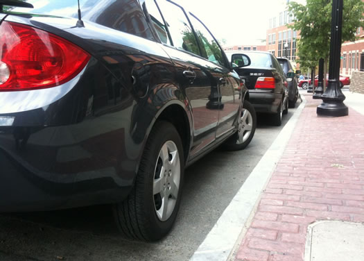 cars parked along new scotland curb