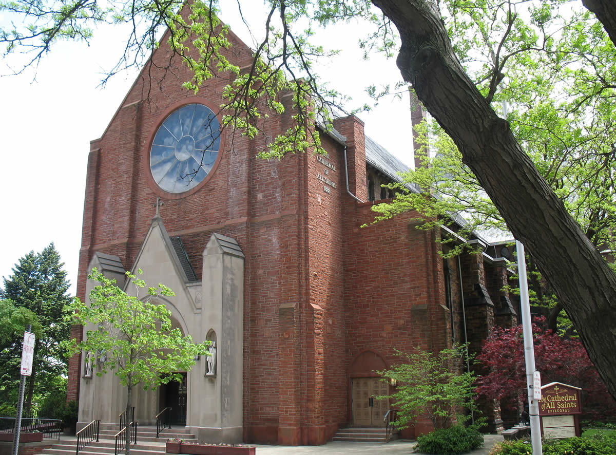 cathedral of all saints exterior albany spring 2013