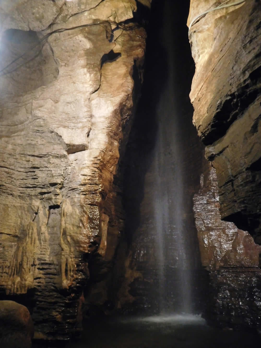 Secret Caverns waterfall credit Julie Madsen