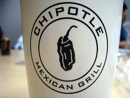 chipotle logo cup