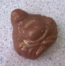 Chocolate Gecko buddha