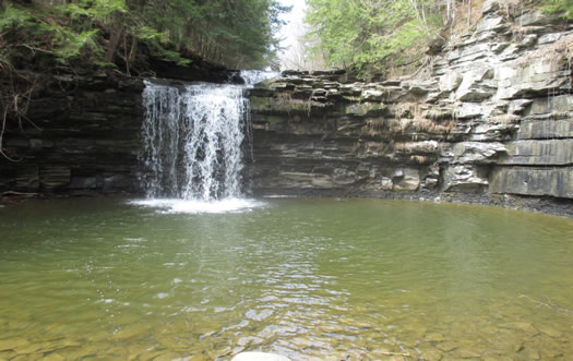 christman sanctuary waterfall