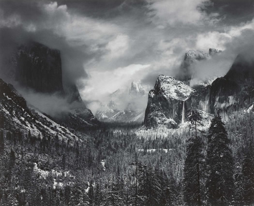 clearing winter storm ansel adams