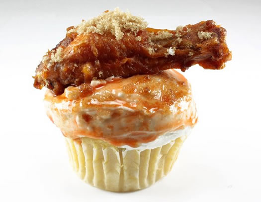 coccadotts chicken wing cupcake