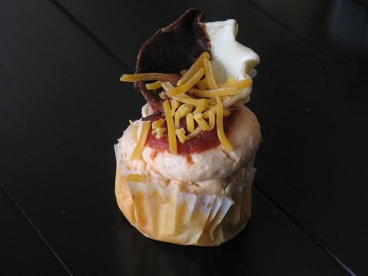 coccadotts super bowl cupcakes tortilla chip