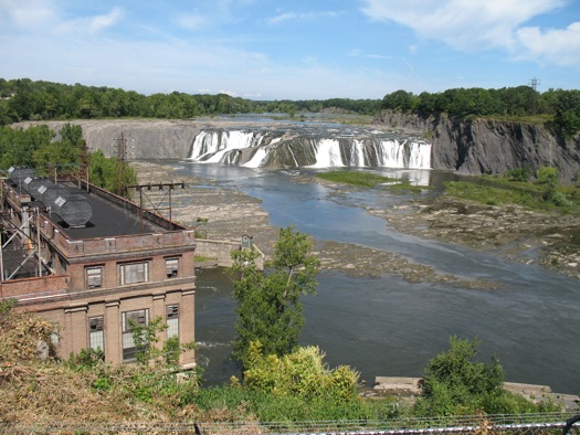 Cohoes Falls old observation spot