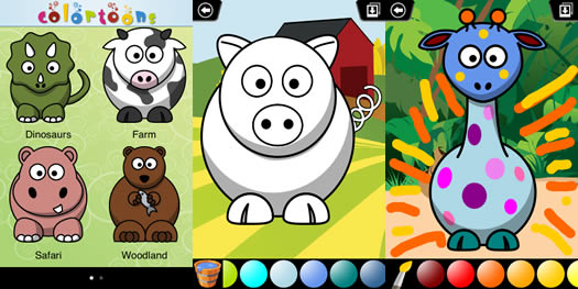 colortoons app screenshots