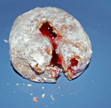 cookie factory jelly donut