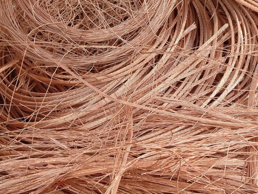 a bunch of copper wire