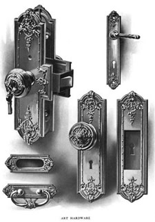 corbin antique door locks