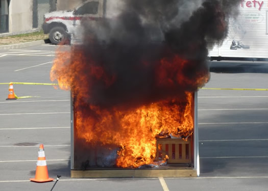 dorm room fire demo AFD