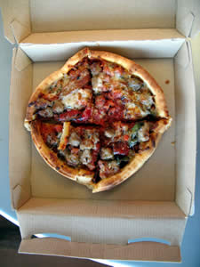 Dunkin' Pizza in a box