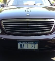 ebay wall st license plate