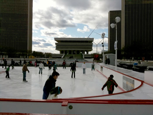 empire state plaza ice skating state library