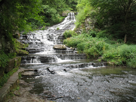 huyck preserve rensselaerville falls