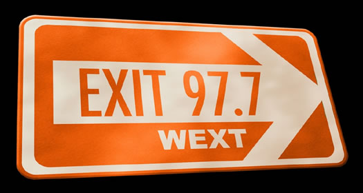 Exit 97.7 WEXT logo