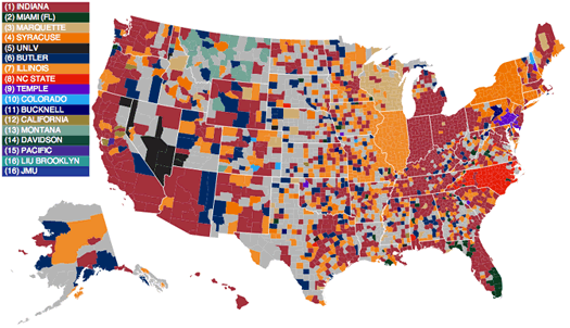 facebook ncaa tournament map