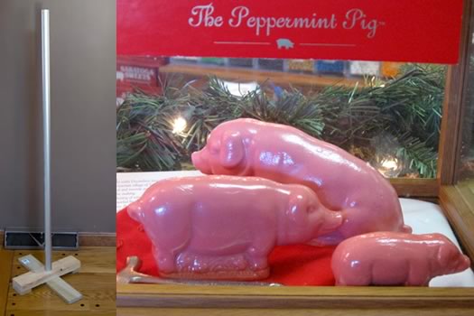 festivus pole peppermint pigs