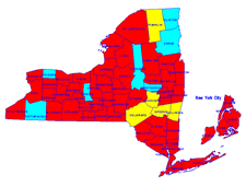 new york state flu map