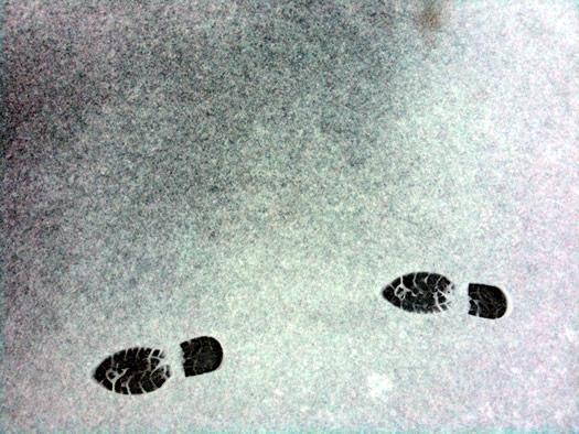 footprint snow