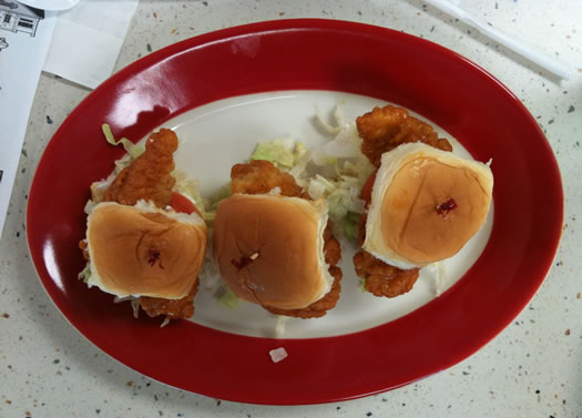 friendlys buffalo chicken sliders