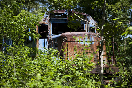 glenmont abandoned train