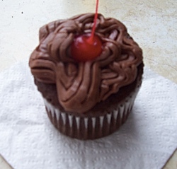 chocolate gluten-free cupcake