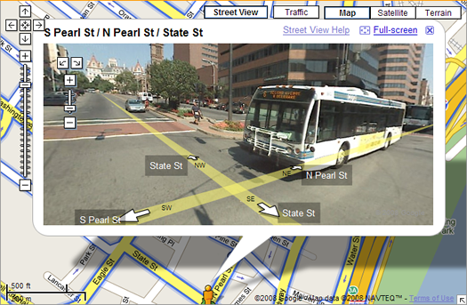 Google street level maps