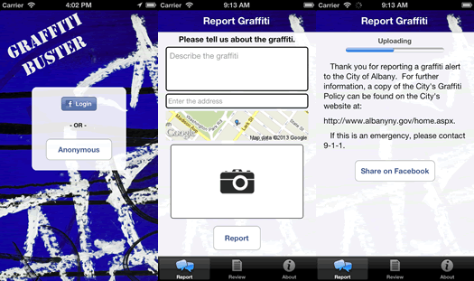 grafitti buster app screenshots