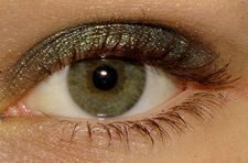 green eye closeup