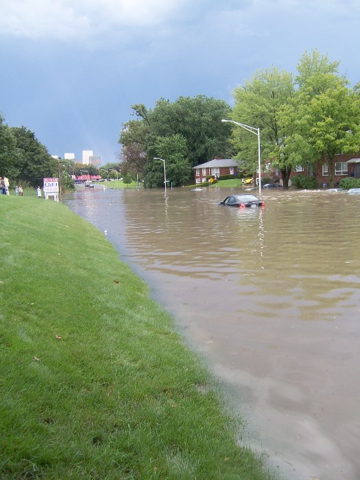 Hackett submerged