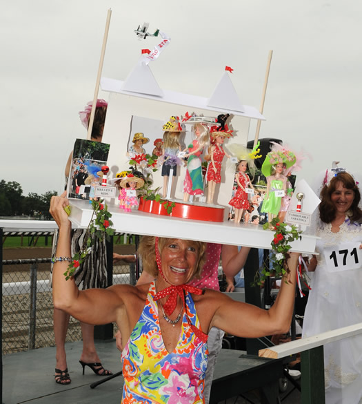 Saratoga Race Course hat contest winner 2010