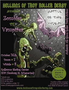 hellions zombies vs vampires bout