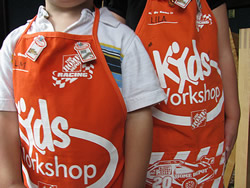 home depot kids smocks