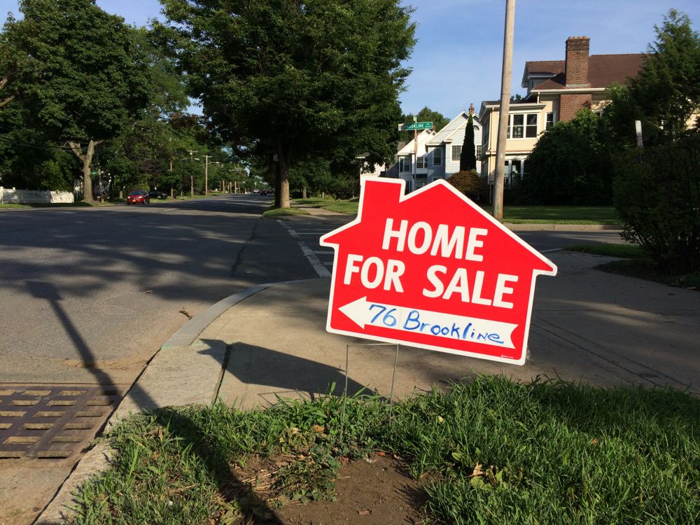 home for sale sign