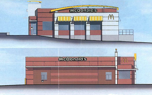 hoosick street mcdonald's rendering