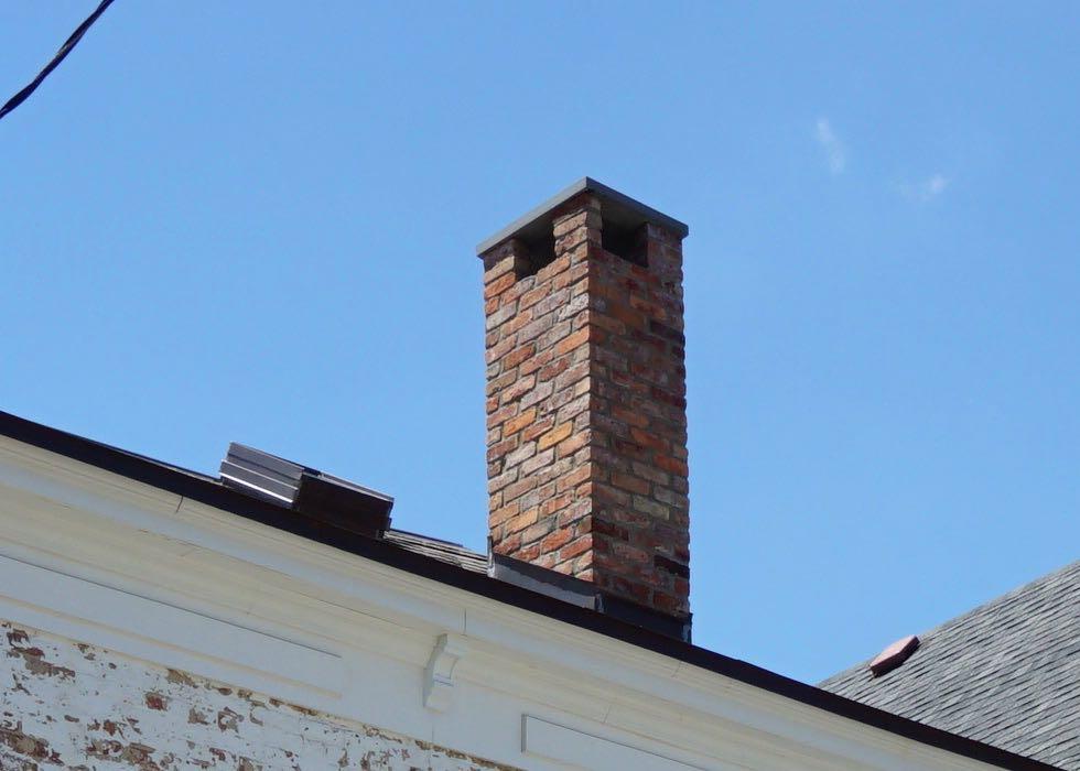 house chimney closeup