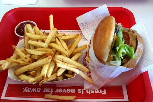 in-n-out burger fries