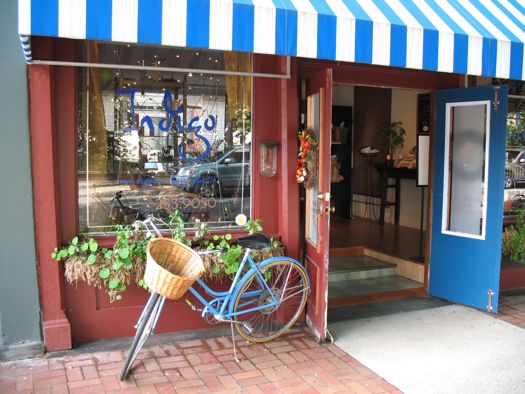 Indigo salon storefront