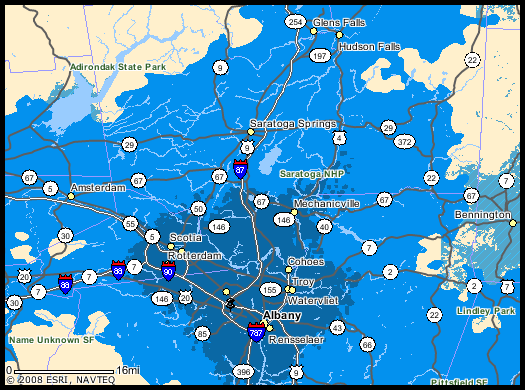 Capital Region iPhone 3G coverage