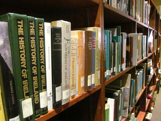 irish american museum library closeup