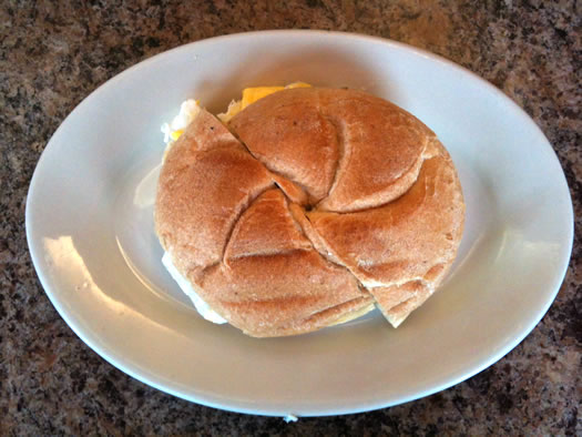 jacks diner egg sandwich
